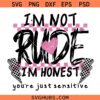 Mom Attitude svg, I'm Not Rude svg, Snarky Sarcastic Funny saying svg