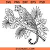 Leopard In Jungle Svg Png, Leopard Svg Png, Cheetah Svg Png, Animal Kingdom Svg Png, Wild Trip Svg Png, Safari Svg Png