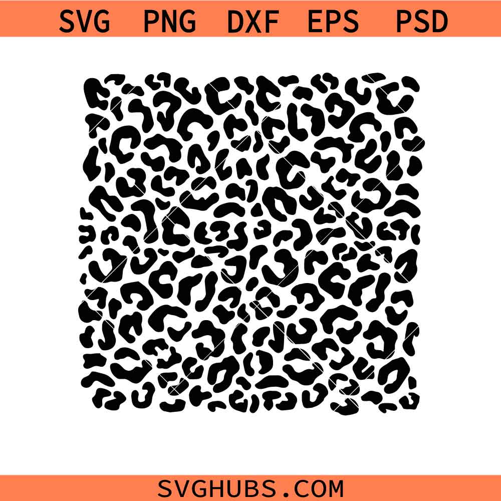 Leopard Print Svg Png, Leopard Pattern Svg Png, Repeating Pattern Svg Png, Cheetah Print Svg Png, Animal Print Svg Png