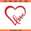 Love SVG PNG, Love Heart svg png, Heart Svg Png, Valentine's Day Svg Png, Retro Love Heart svg png,