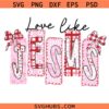 Love Like Jesus SVG, Valentine Christian SVG, Pink Jesus SVG, Christian Valentine SVG,Jesus Valentine SVG