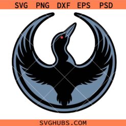 Minnesota Rebel Political PNG SVG, MN State Bird Loon svg, Resist svg png
