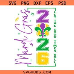 Mardi Gras Crew 2026 Svg, Mardi Gras Crew Svg, Mardi Gras Shirt Svg