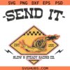 Send It Slow and Steady Racing SVG PNG, Motocross Supercross Race Car SVG