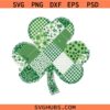 Shamrock Svg Png, St Patricks Day Svg Png, Patchwork St Patrick Svg Png, Lucky Svg Png, Irish Svg png