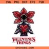 Valentine’s Things PNG SVG, Stranger Valentine svg, Anti Valentine Gothic Love SVG PNG