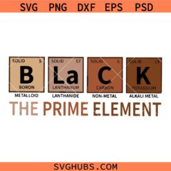 The Prime Elements svg, Juneteenth African SVG, Black History SVG Png, Black History Month SVG