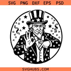 Uncle Sam Six Seven SVG, 4th of July svg, 4th of july uncle American sam svg