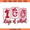 Valentine 100 Days of School Png svg, 100 Days of School svg, Valentine Teacher svg, Valentine School svg