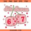 Valentine's Day Dice 6 7 SVG PNG, Preppy 67 Six Seven Svg, Six Seven Valentine svg