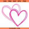 Valentines Heart Svg, Love Hearts Svg, Valentines Day Svg
