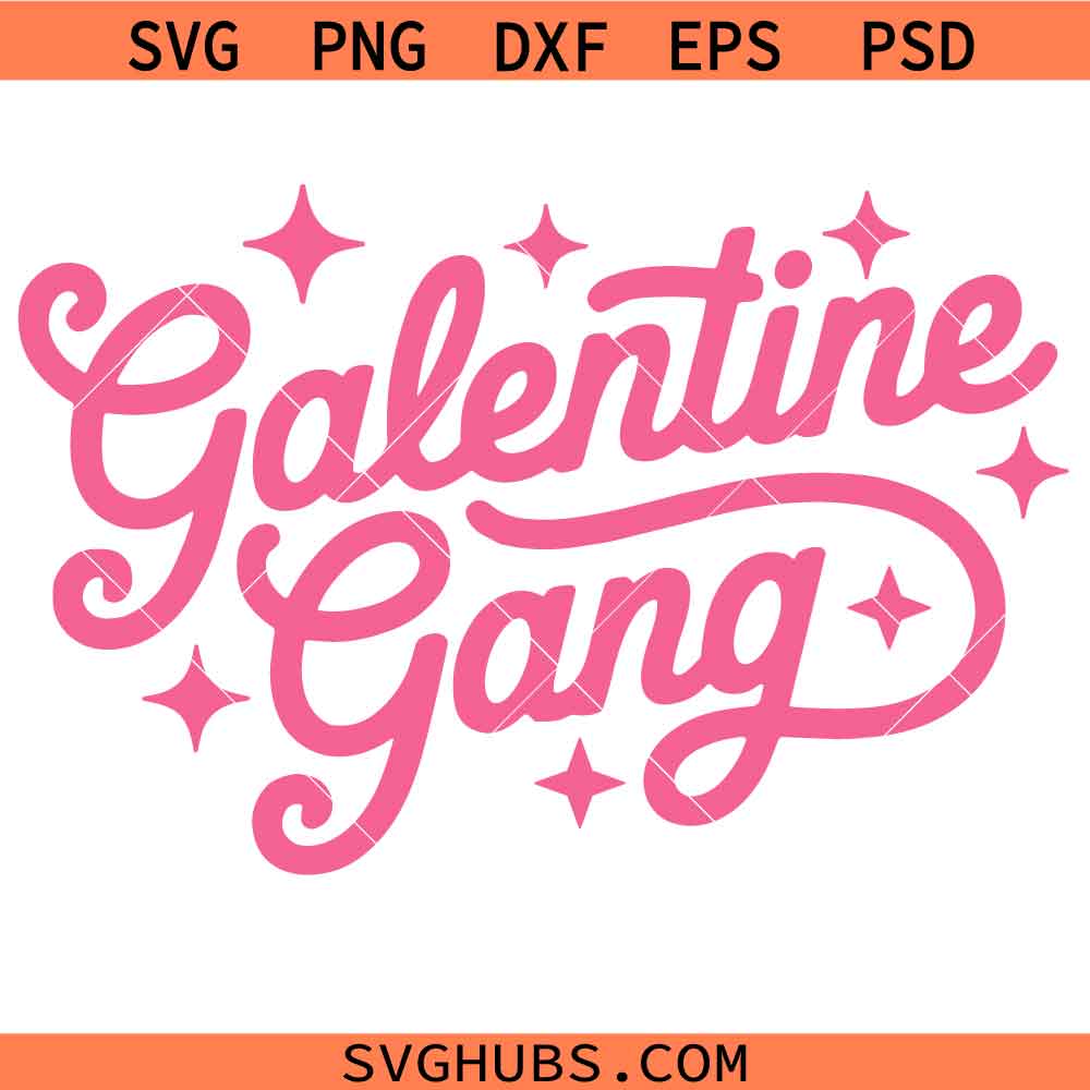 Galentines Gang svg png, Valentine svg png, anti valentines svg png