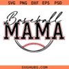 Baseball Mama SVG PNG, Baseball Mom Svg, Baseball Svg, Sports Mom Svg, baseball Bow svg, Retro baseball Mama svg