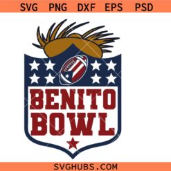 Benito Bowl Svg Png, Team Benito Football Logo Svg Png