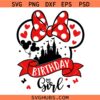 Birthday Girl Disneyland trip Svg Png, Magical Castle Birthday Squad Svg Png