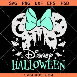 Disney Halloween Castle Mouse Svg Png, Halloween Vacation Svg Png