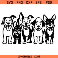 Cartoon Dogs Svg, Dog Breed Svg, Dogs svg