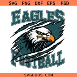 Eagles Football SVG, Eagles Game Day SVG, Football SVG