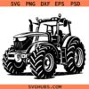 Farmyard Tractor SVG, Tractor Silhouette SVG, Farm Tractor SVG, Farm Life SVG