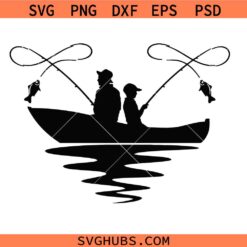 Father and Son Svg Png, Fishing Svg Png, Daddys Little Fishing Buddy Svg Png, Father’s Day Svg Png