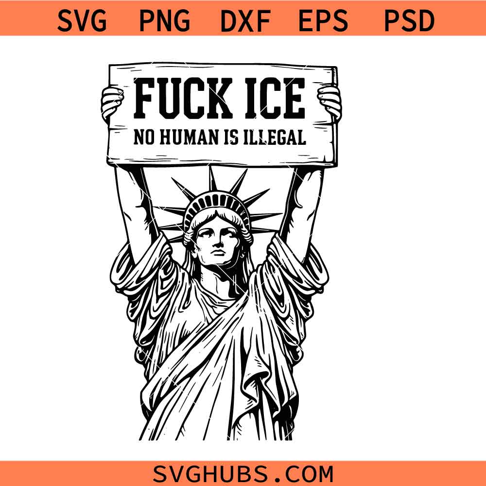 Fuck Ice No Human Is Illegal Svg Png, Chinga La Migra Svg Png, Renee Nicole Good Justice Svg Png