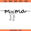 Mama coquette bow svg, Coquette Bow Mama SVG, Mothers Day Shirt SVG