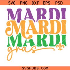 Mardi Gras SVG, Carnival SVG, Fat Tuesday SVG, Louisiana Svg, Mardi Gras Beads Svg