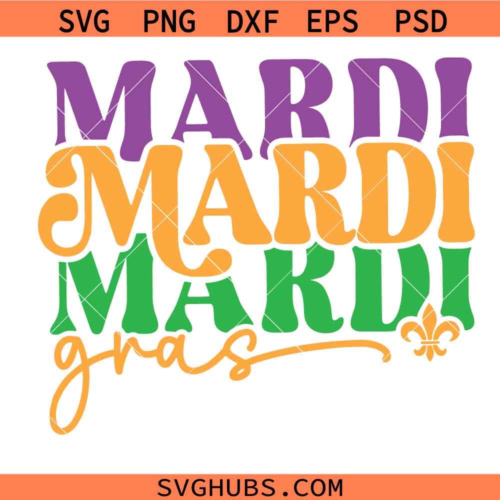 Mardi Gras SVG, Carnival SVG, Fat Tuesday SVG, Louisiana Svg, Mardi Gras Beads Svg
