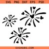 Mickey Fireworks Svg Png, Mickey Svg Png, Magical Castle Svg Png