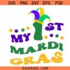 My First Mardi Gras Svg Png, Mardi Gras Baby Svg Png, Louisiana Svg Png