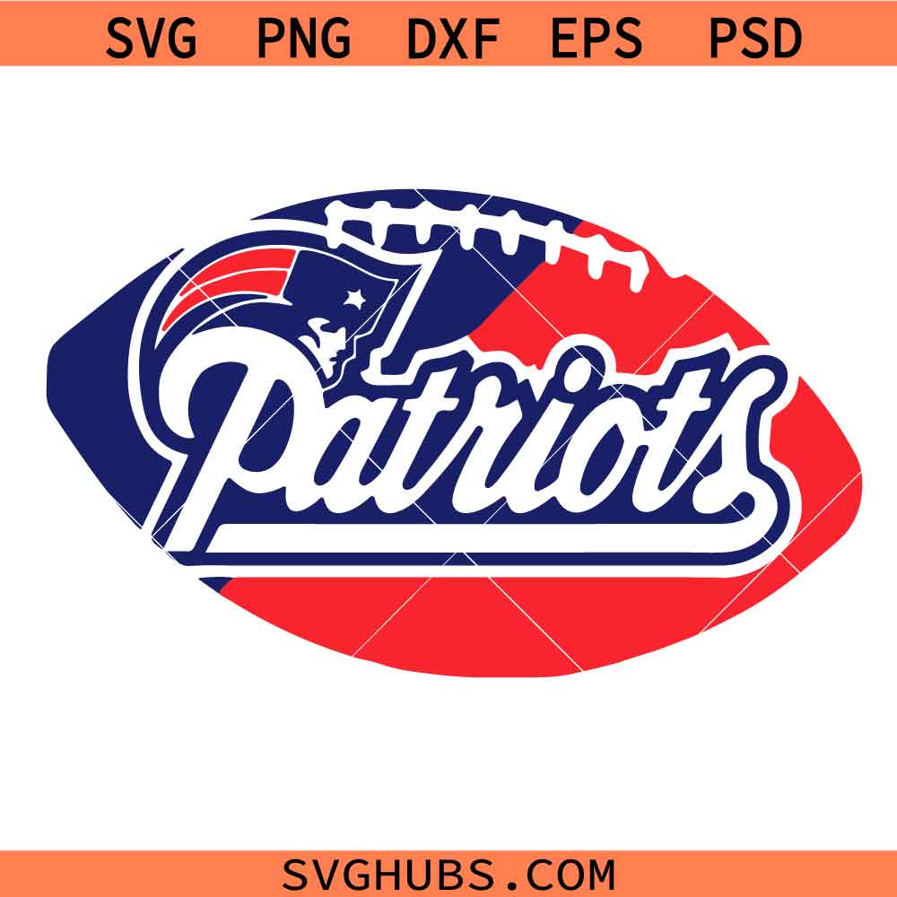 Patriots Football SVG, Patriots Mascot SVG PNG, Patriots Logo SVG, Football SVG