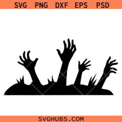 Zombie Hand Svg Png, Ripped Svg Png, Tear Away Svg Png