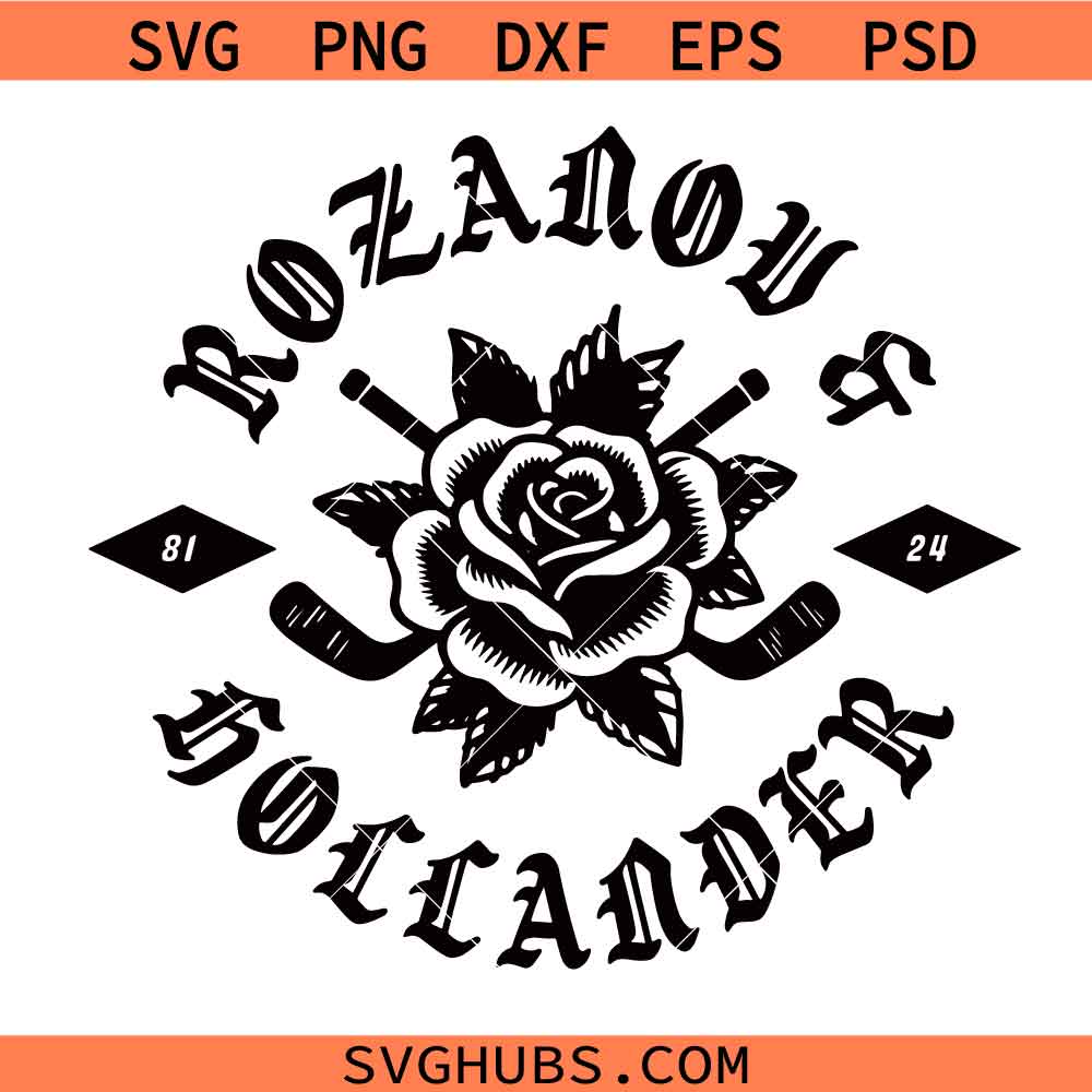 Rozanov svg, Hollander SVG, Heated Rivalry Hollanov svg