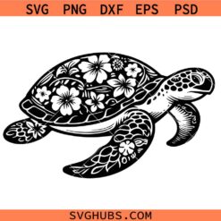 Sea Turtle SVG, Sea Creatures Svg, Ocean Svg, Sea Animal Svg