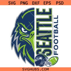 Seattle Football Hawk Mascot Png Svg, Football Logo, Seahawks Nation Svg, Seahawks Head Svg