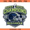 Seattle Seahawks Super Bowl Champions svg, Seattle Seahawks SVG, Seahawks Jersey SVG, NFL Team SVG