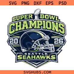 Seattle Seahawks Super Bowl Champions svg, Seattle Seahawks SVG, Seahawks Jersey SVG, NFL Team SVG
