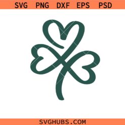 Shamrock SVG PNG, St Patrick’s Day SVG PNG, Clover SVG PNG