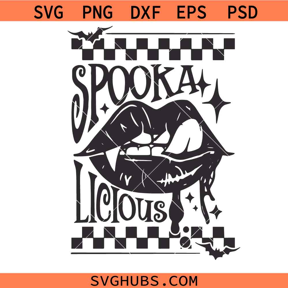Spookalicious SVG, Halloween svg, Dark Humor svg, Some Horrors in this House svg