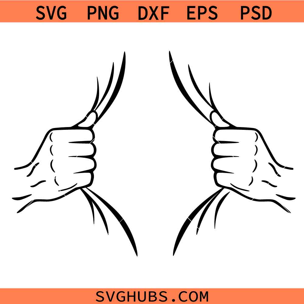 Tear Away Svg Png, Ripped Shirt Svg Png, Open Shirt Svg Png