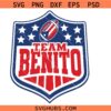 Team Benito Football Svg Png, Bad Bunny Bowl Football Shirt Svg Png, Halftime Show Svg Png