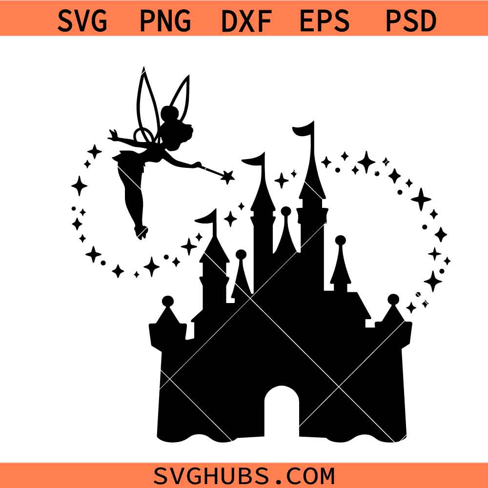Tinker Castle Svg Png, Princess Castle Svg Png, Cinderella Castle Svg Png, Magical Castle Svg Png