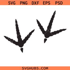 Turkey Footprint Svg Png, Turkey Track Svg Png, Wildlife Footprint Svg Png, Hunting & Nature Svg Png