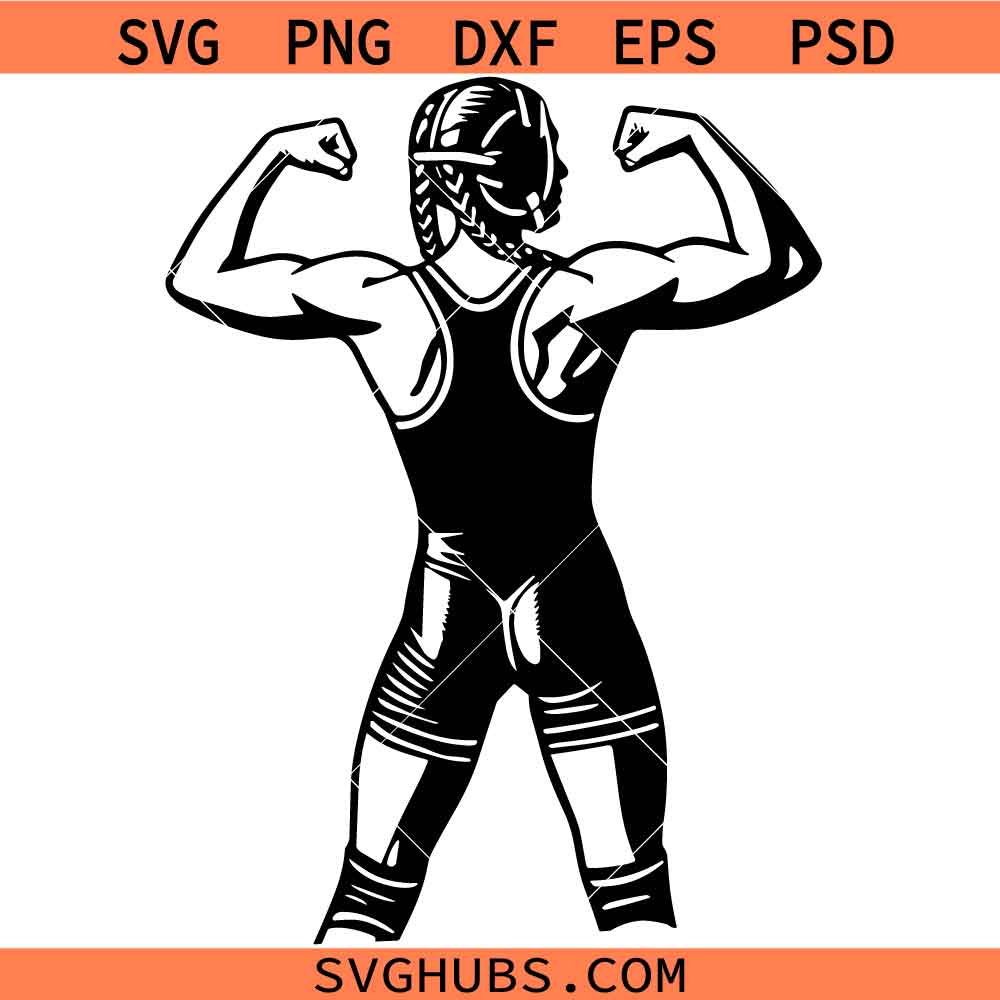 US female Wrestling SVG, Martial Art SVG, Wrestler Girl Svg, Wrestling Mom Svg , Wrestling Shirt Svg
