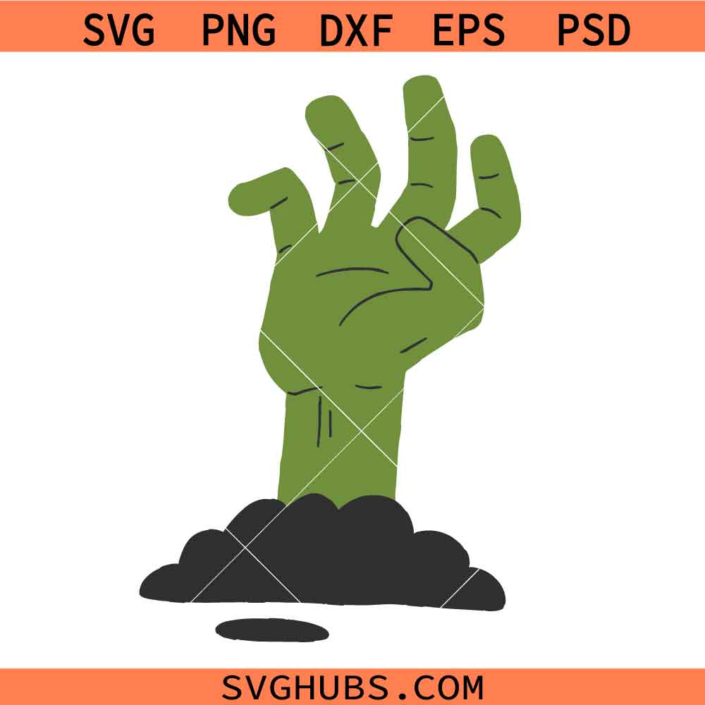 Zombie Hand Svg Png, Ripped Svg Png, Tear Away Svg Png