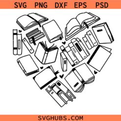 book svg, book lover svg, book heart svg, book worm svg, librarian svg, book quotes svg, library svg, reading svg, stack of books svg