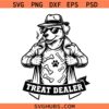 Treat Dealer PNG SVG Bundle, Funny Dog Parent Quote, Certified Snack Dealer Design, Dog Mom Dad