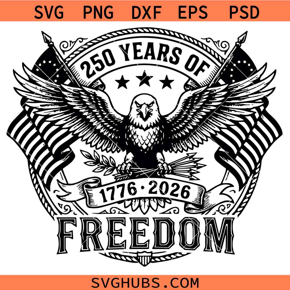 USA 250th Anniversary SVG PNG, Patriotic eagle SVG PNG, Patriotic American Flag SVG PNG