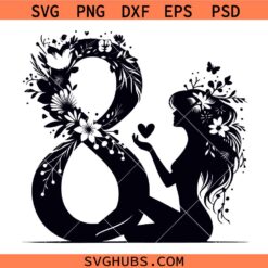 8 March international womens day Svg Png, 8 marzo Svg Png, National Women’s History Month Svg Png