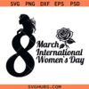 8 March International Women's Day Svg Png, 8 March Svg Png, 8 marzo Svg Png
